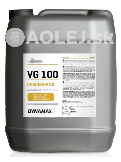 Dynamax Chain Saw Oil VG 100 /reťazový olej/ 10L