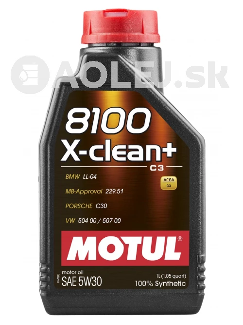 Motul 8100 X-Clean+ 5W-30 1L