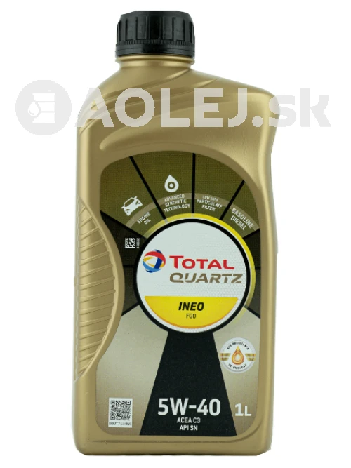 Total Quartz Ineo FGO 5W-40 1L