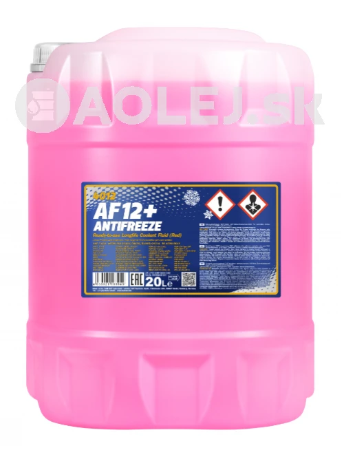 Mannol 4012 Antifreeze AF12+ (-40°C) Longlife 20L 