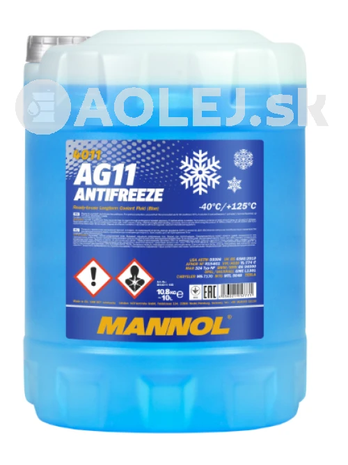 Mannol 4011 Antifreeze AG11 (-40°C) Longterm 10L 