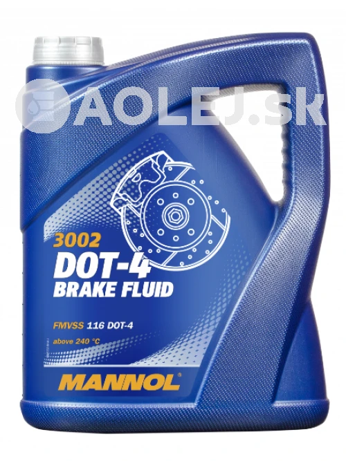 Mannol 3002 DOT-4 Brake Fluid 5L