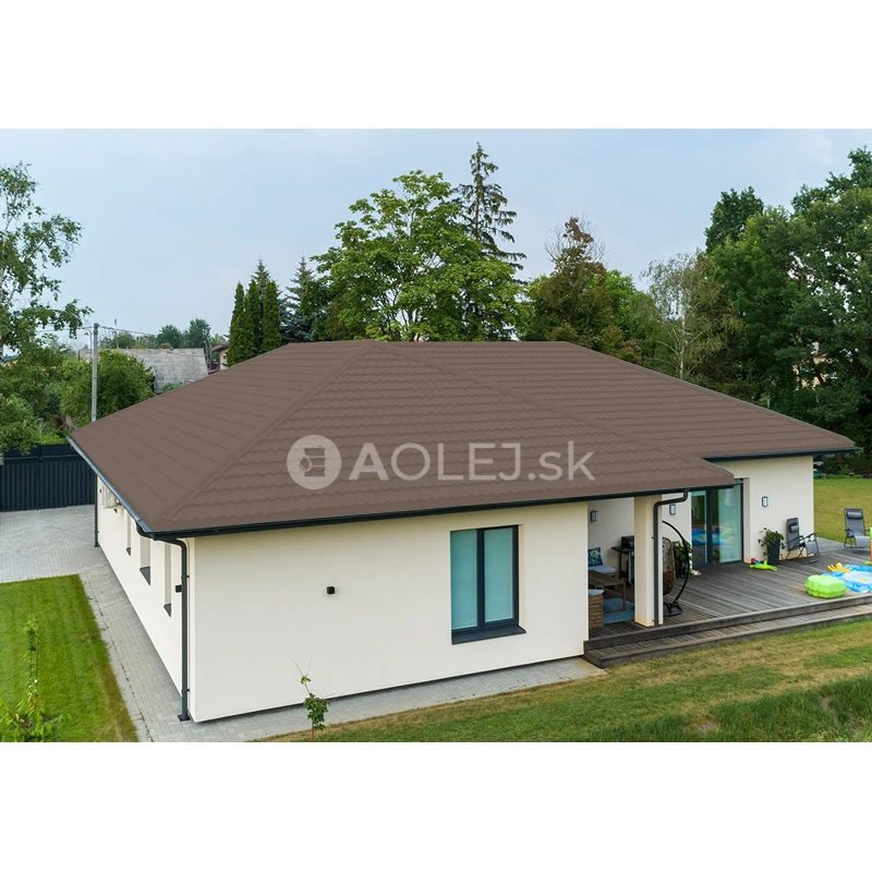 Bledohnedá - RAL 8025 2.25L farba na strechy - MATNÁ, druh: rozpúšťadlová