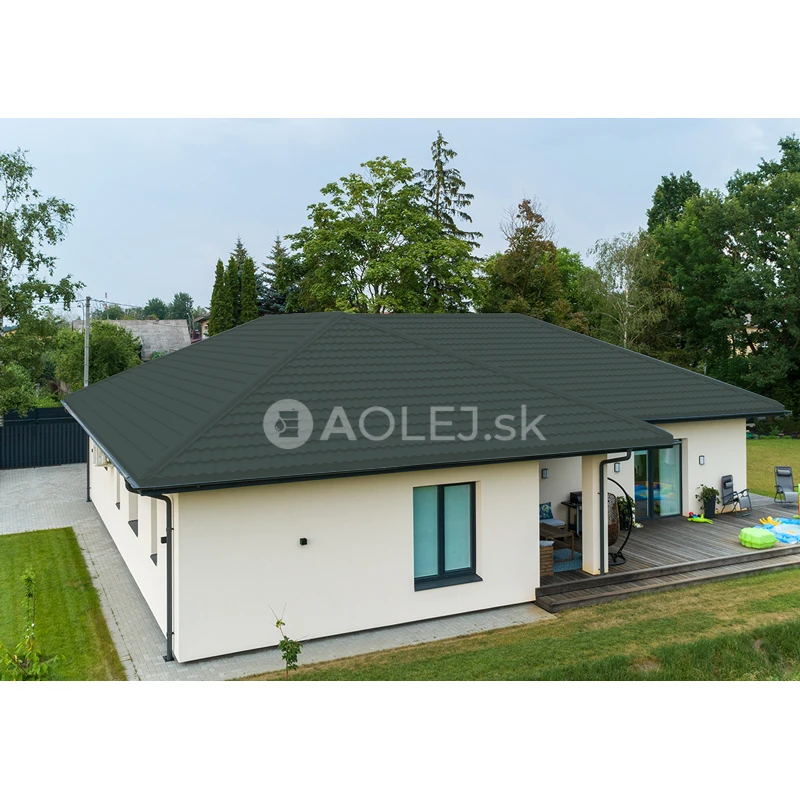 Jedlovo zelená - RAL 6009 9L farba na strechy - LESKLÁ, druh: rozpúšťadlová