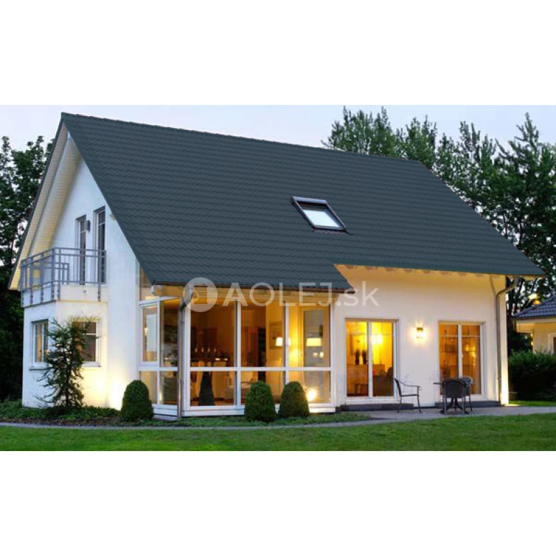 Oceánska modrá - RAL 5020 750ml farba na strechy - LESKLÁ, druh: rozpúšťadlová