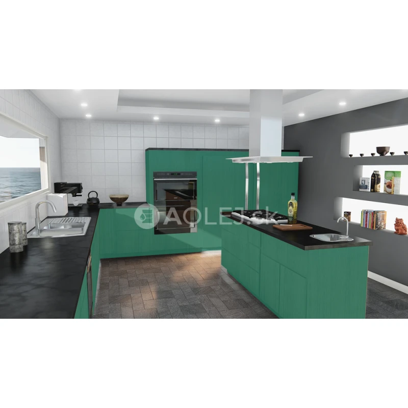 Tyrkysovo zelená - RAL 6016 750ml farba na nábytok - MATNÁ, vodouriediteľná