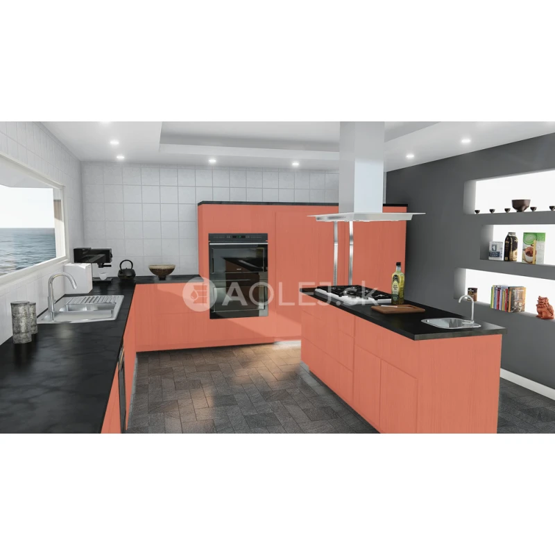 Lososovo ružová - RAL 3022 2.25L farba na nábytok - POLOMATNÁ, vodouriediteľná