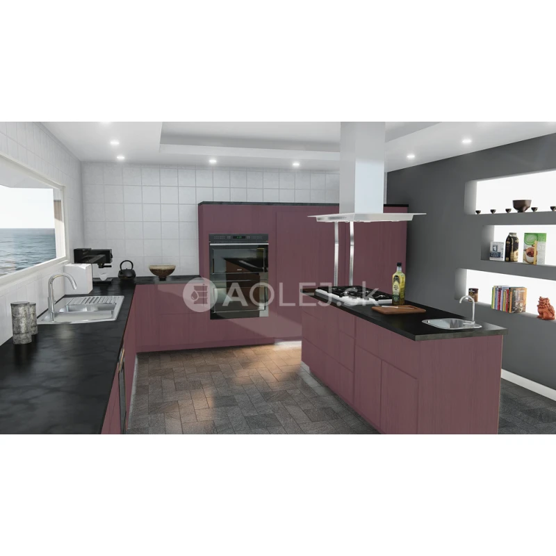 Purpurovo fialová - RAL 4007 2.25L farba na drevo - POLOMATNÁ, druh: rozpúšťadlová