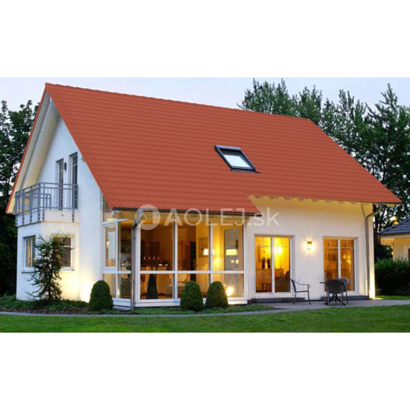 Červenooranžová - RAL 2001 2,25l farba na pozink
