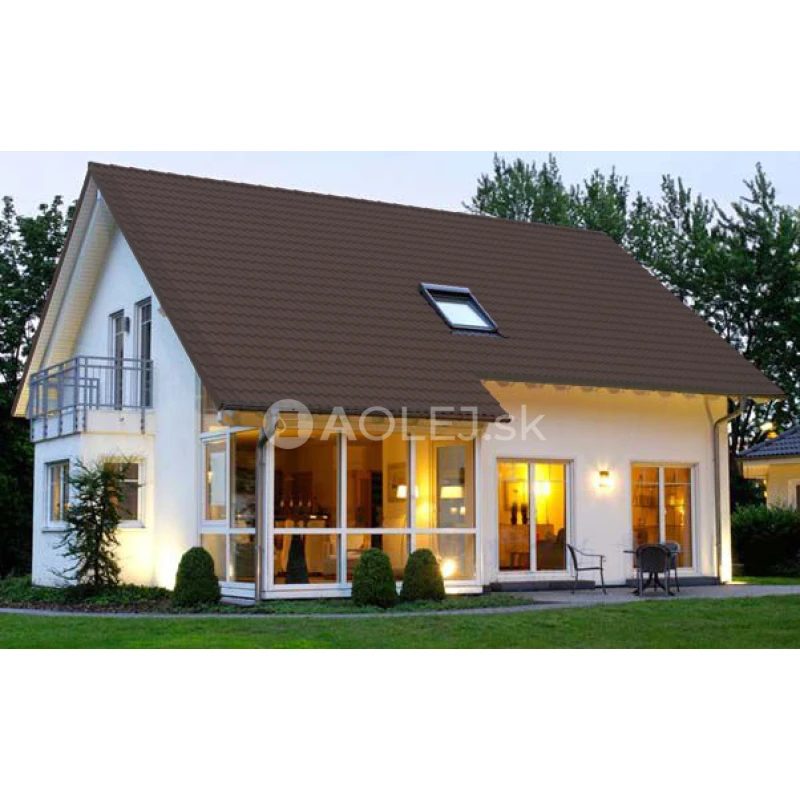 Hnedozelená - RAL 6008 2,25l farba na pozink