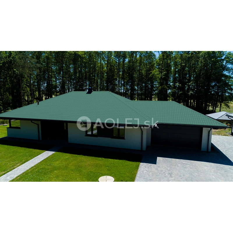 Patinová zelená - RAL 6000 2.25L farba na strechy - LESKLÁ, druh: rozpúšťadlová