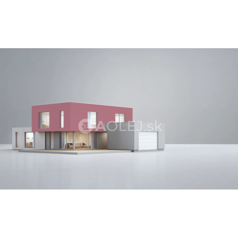 Cerveno-purpurová - RAL 4002 10L fasádna farba s technológiou TRIBRID NANO silikón-akrylát-silikát