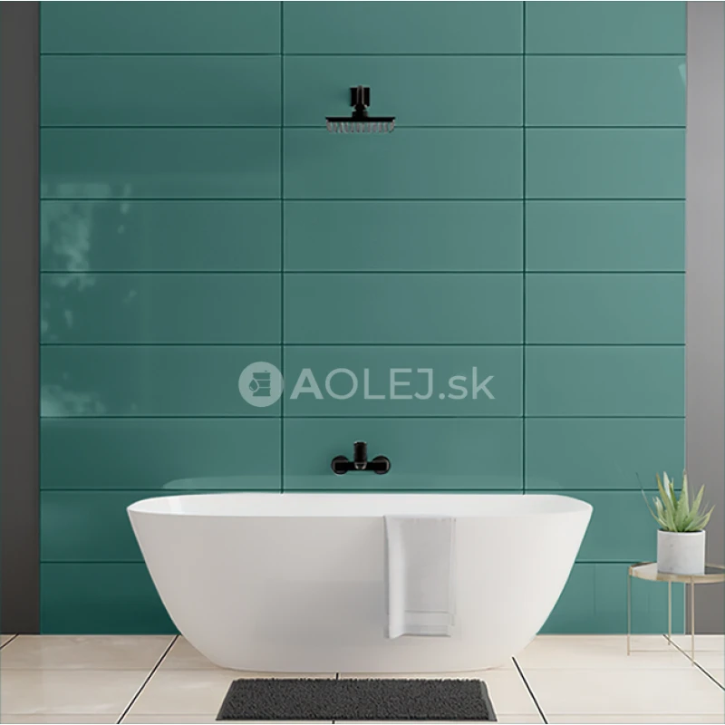 Opálovo zelená - RAL 6026 750ml farba na obkladačky LESKLÁ, vodouriediteľná