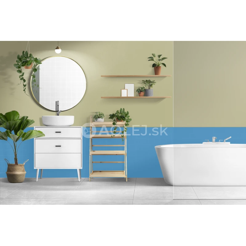 Svetlomodrá - RAL 5012 750ml interiérová farba umývateľná, antibakteriálna, ekologická, certifikovaná