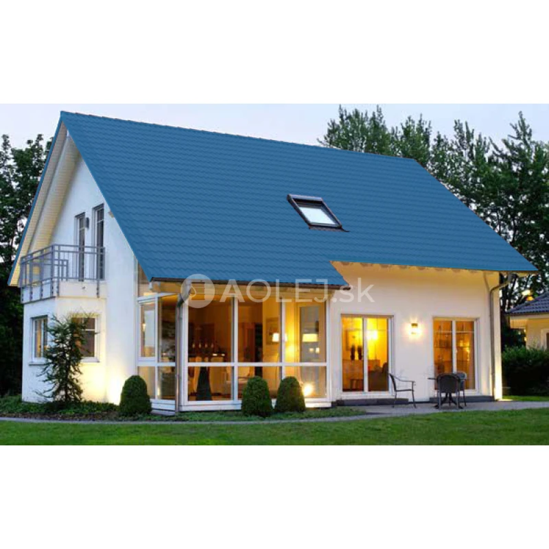 Nebesky modrá - RAL 5015 2.25L farba na strechy - MATNÁ, druh: rozpúšťadlová