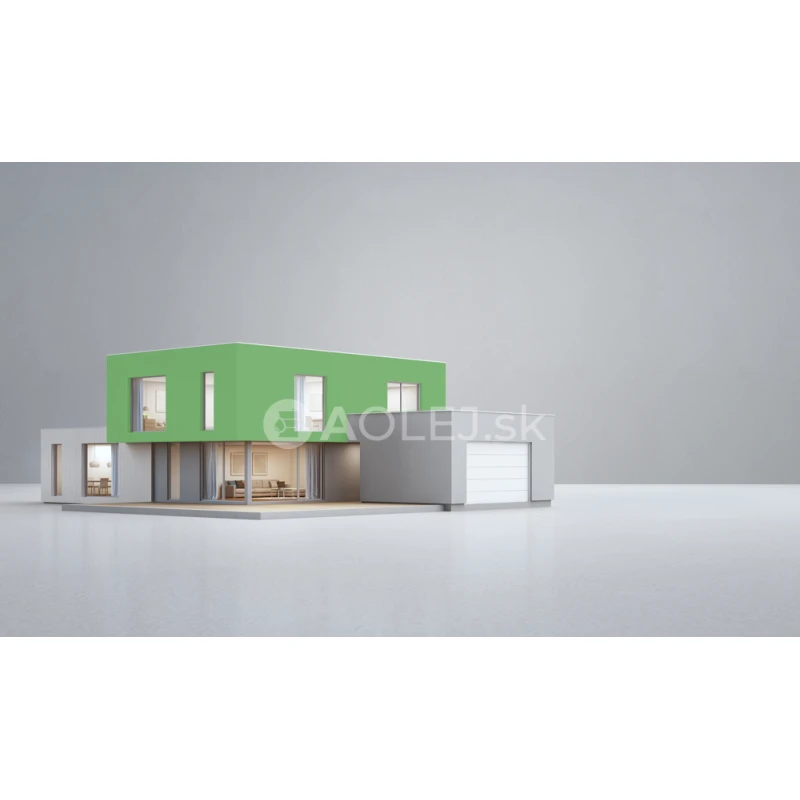 Žltozelená - RAL 6018 10L fasádna farba s technológiou TRIBRID NANO silikón-akrylát-silikát