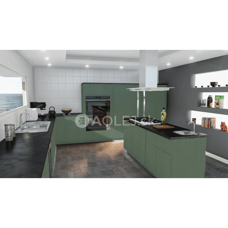 Borovicovo zelená - RAL 6028 750ml farba na nábytok - POLOMATNÁ, vodouriediteľná