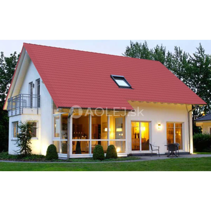 Ružová - RAL 3017 750ml farba na strechy - POLOMATNÁ, druh: rozpúšťadlová