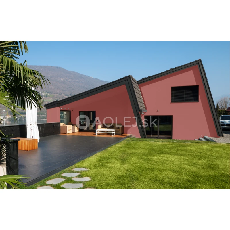 Paradajkovo červená - RAL 3013 10L fasádna farba s technológiou TRIBRID NANO silikón-akrylát-silikát