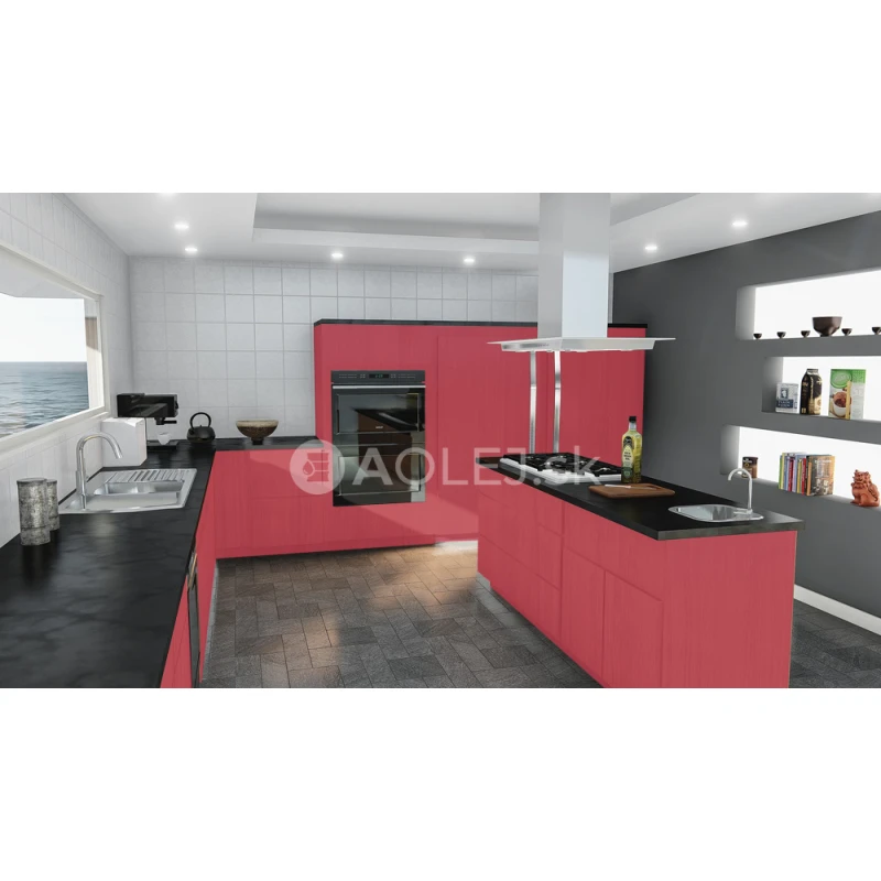 Malinovo červená - RAL 3027 750ml certifikovná farba pre styk s potravinami na kov a drevo - POLOMATNÁ