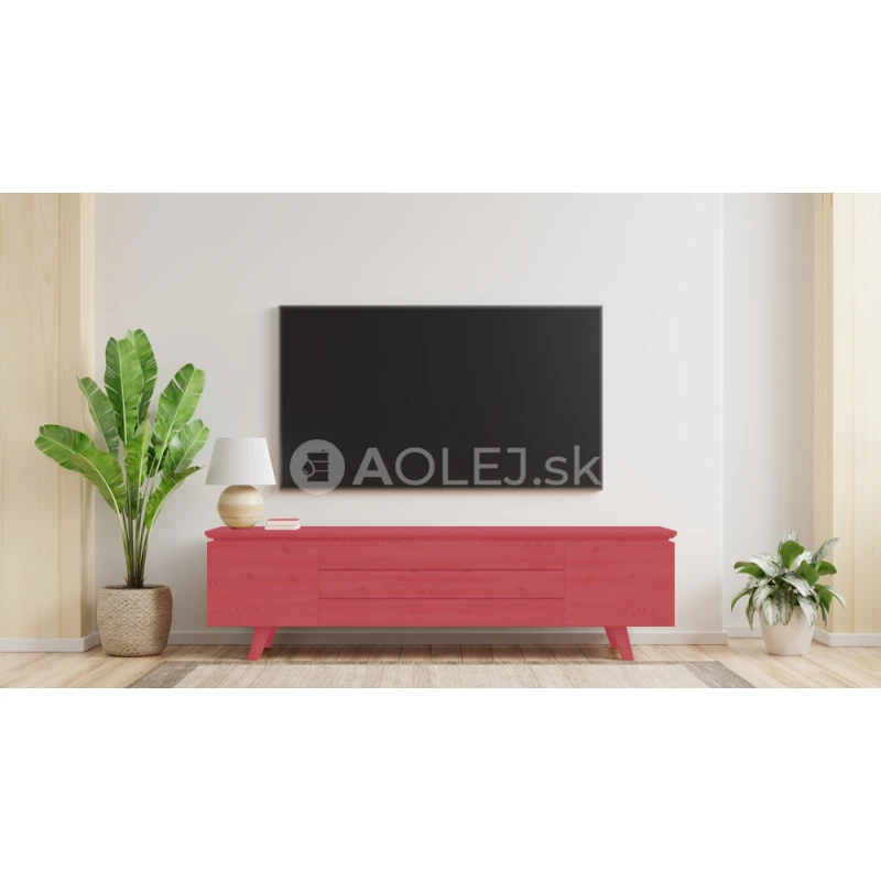 Malinovo červená - RAL 3027 750ml certifikovná farba pre styk s potravinami na kov a drevo - POLOMATNÁ