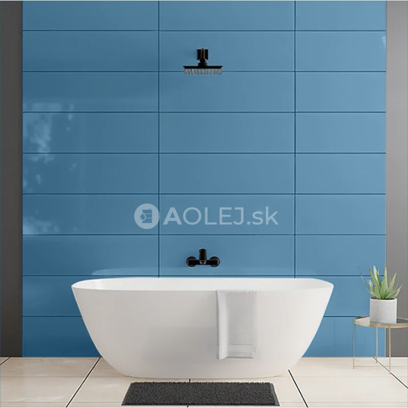 Nebesky modrá - RAL 5015 2,25l farba na obkladačky LESKLÁ, vodouriediteľná