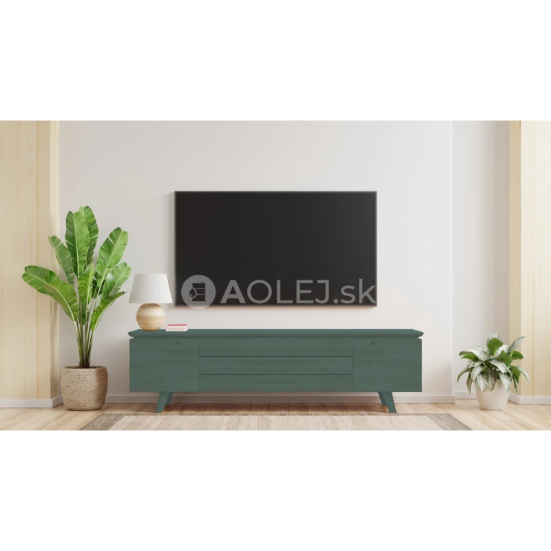 Modrozelená - RAL 6004 750ml farba na drevo - LESKLÁ, druh: rozpúšťadlová
