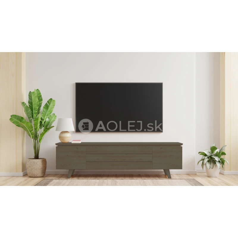 Hnedozelená - RAL 6008 2.25L farba na nábytok - LESKLÁ, vodouriediteľná