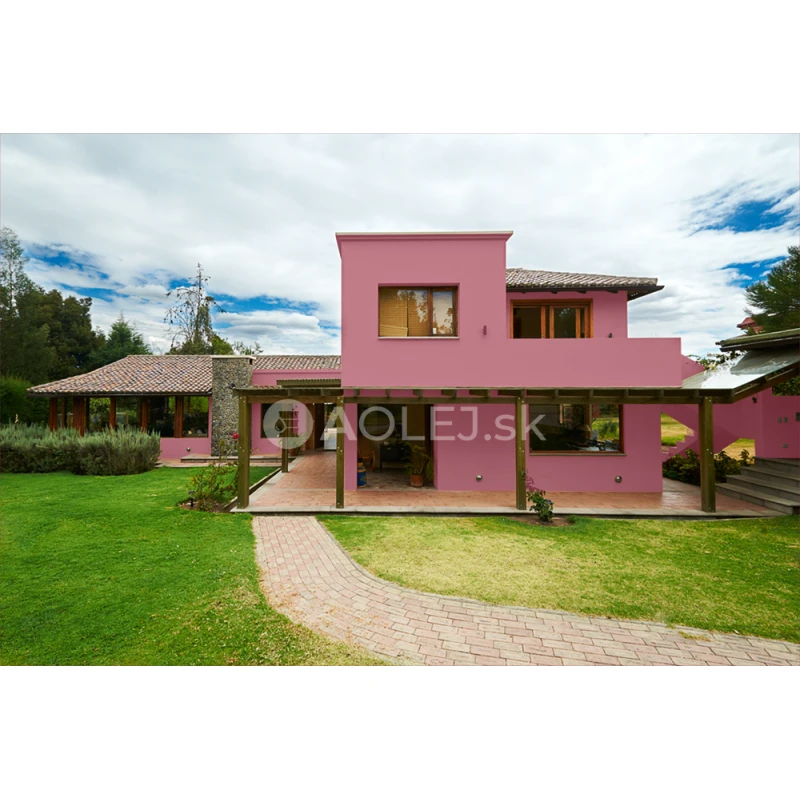 Malinovo červená - RAL 3027 10L fasádna farba s technológiou TRIBRID NANO silikón-akrylát-silikát