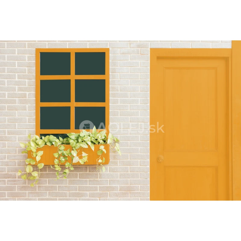 Narcisovo žltá - RAL 1007 750ml  ekologická farba na každý povrch: steny, kov, drevo - POLOMATNÁ