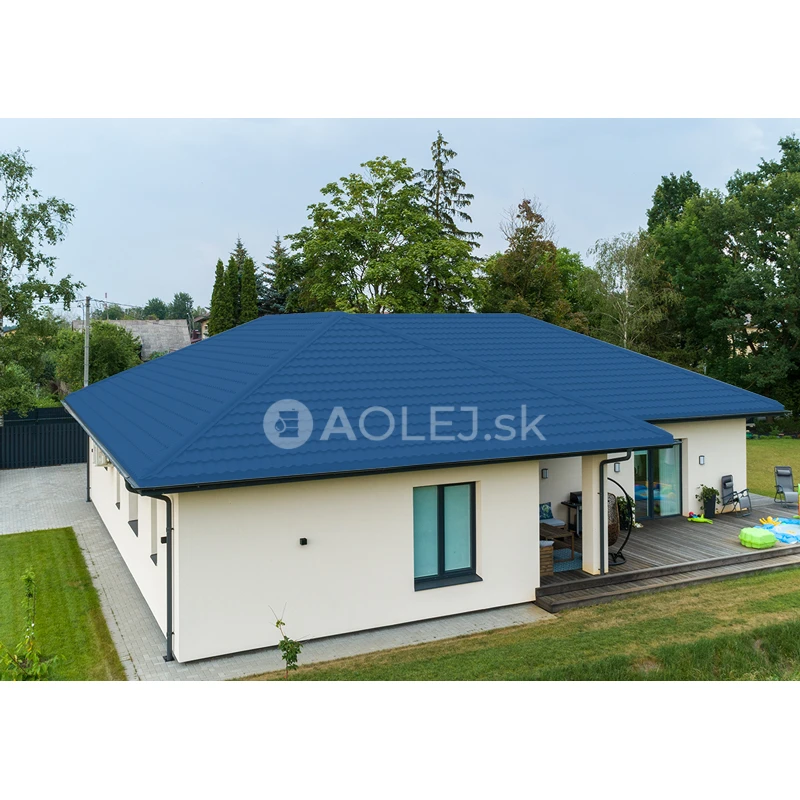 Signálna modrá - RAL 5005 2.25L farba na strechy - LESKLÁ, druh: rozpúšťadlová