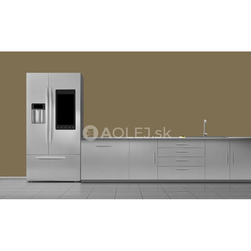 Khaki sivá - RAL 7008 750ml interiérová farba umývateľná, antibakteriálna, ekologická, certifikovaná