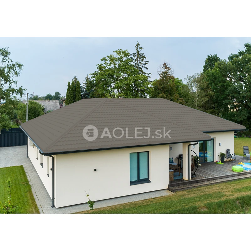 Béžovo sivá - RAL 7006 2.25L farba na strechy - MATNÁ, druh: rozpúšťadlová