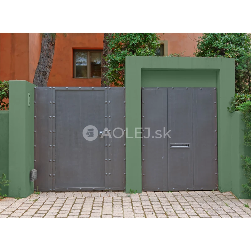 Listovo zelená - RAL 6002 10L fasádna farba s technológiou TRIBRID NANO silikón-akrylát-silikát