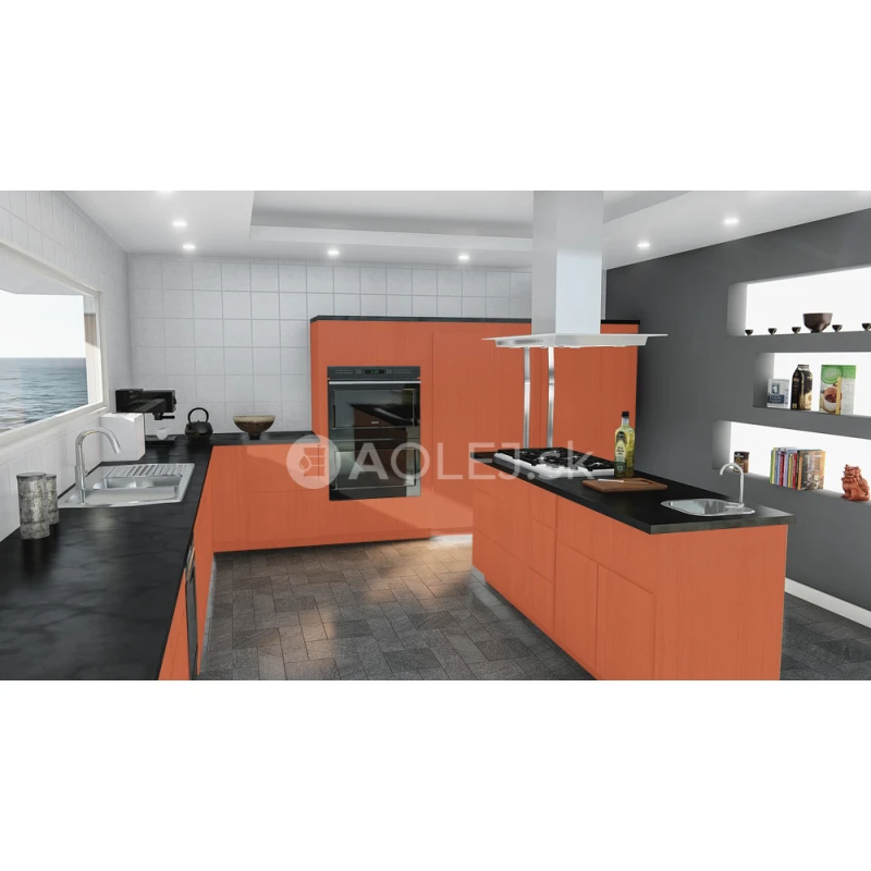 Červenooranžová - RAL 2001 2.25L farba na nábytok - POLOMATNÁ, vodouriediteľná