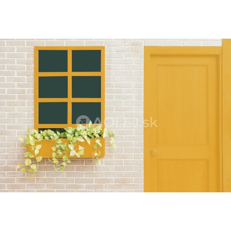 Zlatá žltá - RAL 1004 750ml  ekologická farba na každý povrch: steny, kov, drevo - POLOMATNÁ