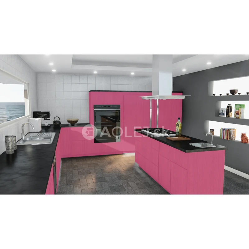 Telemagenta - RAL 4010 2.25L  ekologická farba na každý povrch: steny, kov, drevo - POLOMATNÁ