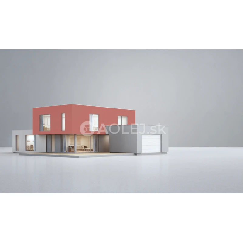 Koralovo červená - RAL 3016 10L fasádna farba s technológiou TRIBRID NANO silikón-akrylát-silikát