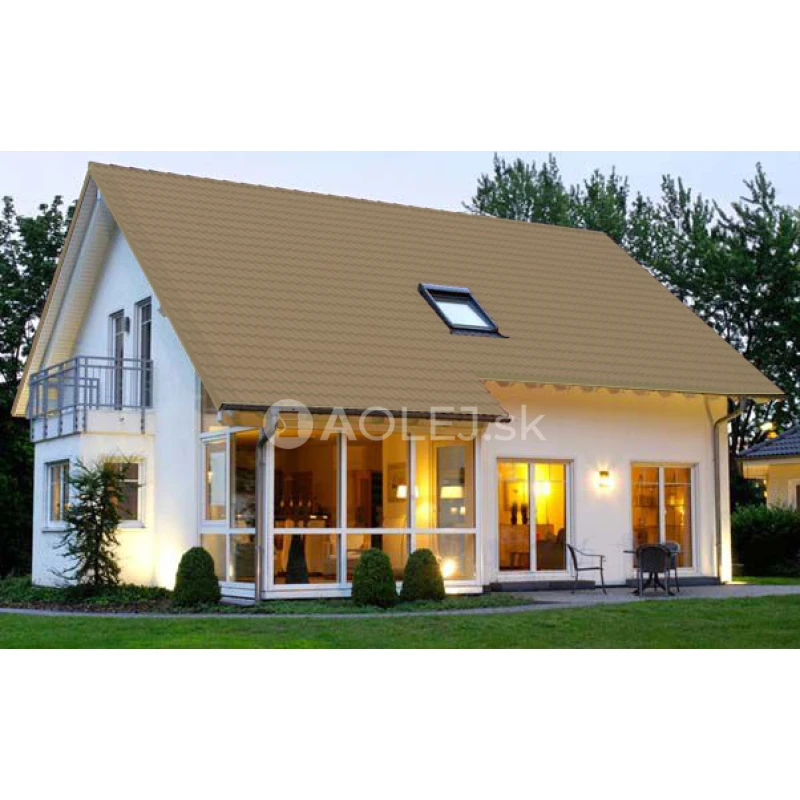 Olivovo žltá - RAL 1020 750ml farba na strechy - LESKLÁ, druh: rozpúšťadlová