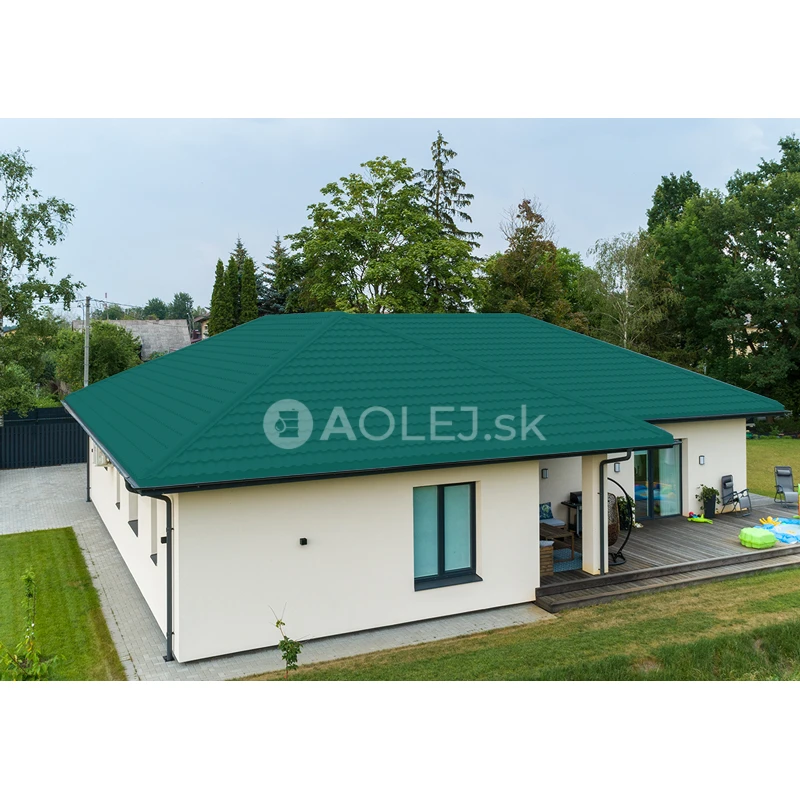 Opálovo zelená - RAL 6026 2.25L farba na strechy - MATNÁ, druh: rozpúšťadlová