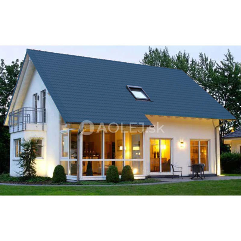 Capri modrá - RAL 5019 2.25L farba na strechy - LESKLÁ, druh: rozpúšťadlová