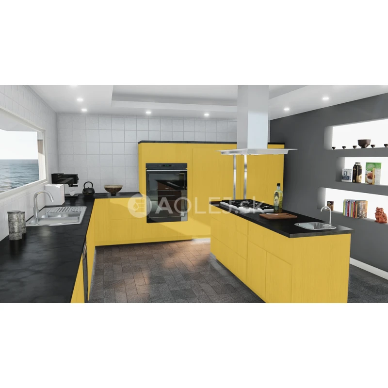 Citrónovo žltá - RAL 1012 750ml  ekologická farba na každý povrch: steny, kov, drevo - POLOMATNÁ