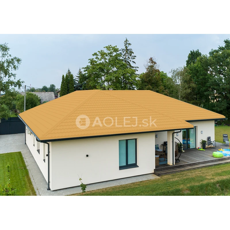 Šafranovo žltá - RAL 1017 9L farba na strechy - MATNÁ, druh: rozpúšťadlová